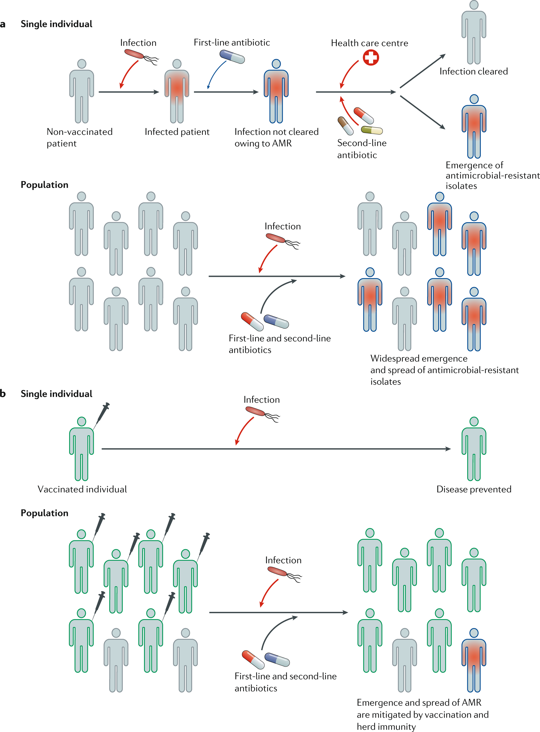 Vaccines against AMR pathogens